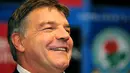 New Blackburn Rovers football club manager Sam Allardyce attends a press conference at the club's Ewood park stadium, in Blackburn, north-west England, on December 18, 2008. AFP PHOTO/ANDREW YATES