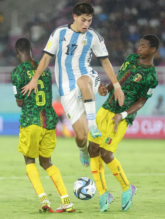 Tiga gol Mali dicetak oleh Ibrahim Diarra, Mamadou Doumbia, dan Makalou. (Doc. LOC WCU17/NFL)