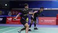 Muhammad Shohibul Fikri/Daniel Marthin lolos ke&nbsp;semifinal Korea Open 2024. Ganda putra Indonesia itu menang atas&nbsp;He Ji Ting/Ren Xiang Yu dari China 22-20, 13-21, dan 21-16 di Mokpo Indoor Stadium, Jumat (30/8/2024). (foto: PP PBSI)