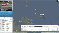 Pesawat AirAsia jurusan Surabaya-Singapura dilaporkan hilang di antara Pulau Belitung dan Pulau Kalimantan. 