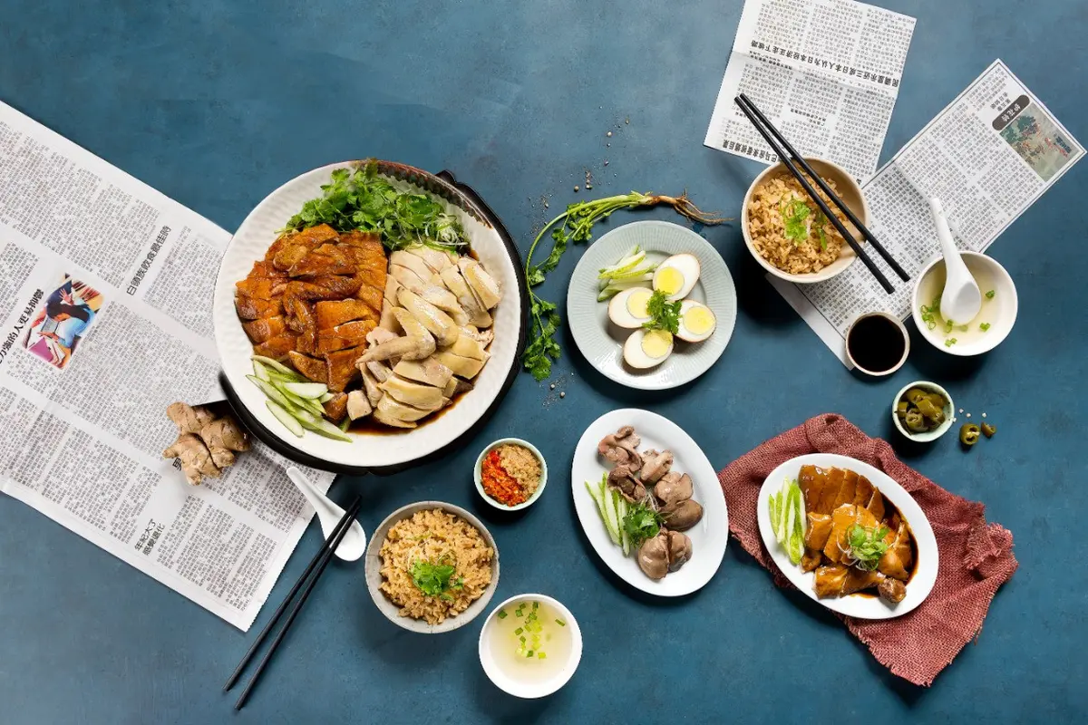 Nasi ayam hainan khas Singapura