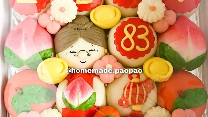 Character Set Homemade Pao Pao