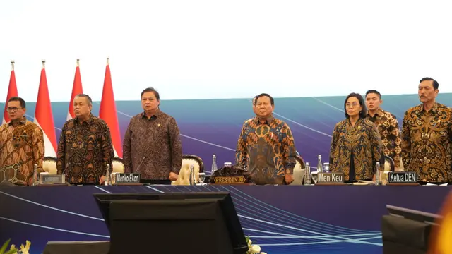 Sarasehan Ekonomi Bersama Presiden Republik Indonesia Prabowo Subianto, Selasa (8/4/2025). (Foto:ekon.go.id)