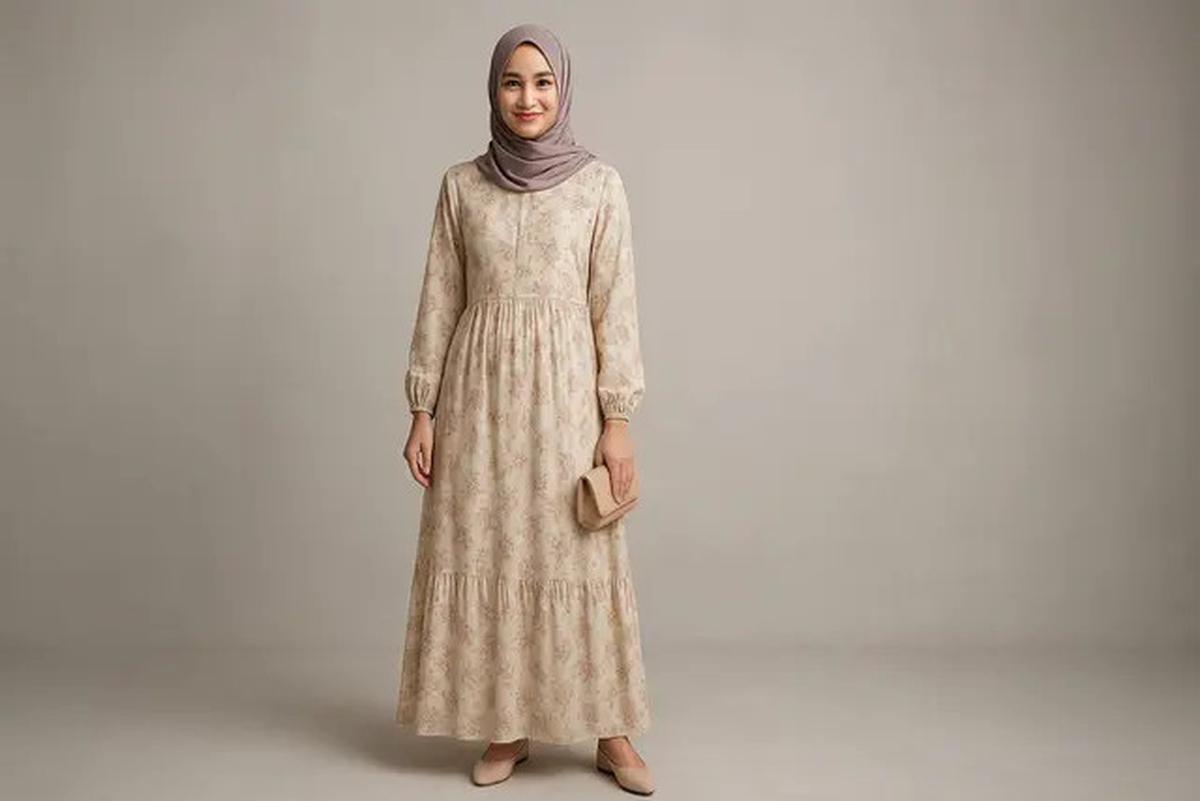 7 Model Gamis Simple untuk Kondangan, Tetap Elegan Tanpa Berlebihan