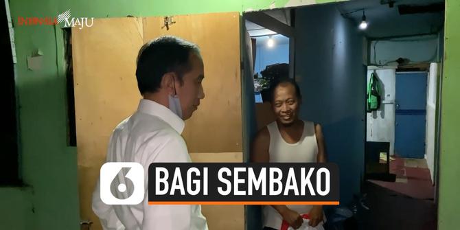 VIDEO: Jokowi Bagi-bagi Sembako Lagi, Kali Ini Datangi Rumah Warga di Bogor