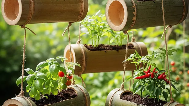 Ide Model Kebun Sayur Mini dengan Planter Box Gantung