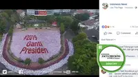 [Cek Fakta] Hoaks, Formasi #2019GantiPresiden di Pesmaba UMM 2018