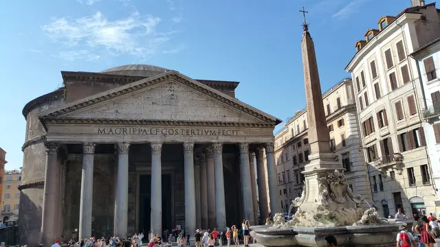 Pantheon, bangunan karya peradaban Romawi Kuno. (Pixabay/Waldo Miguez)