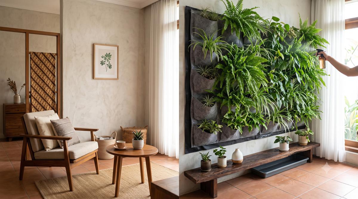 Tips Perawatan Vertical Garden di Iklim Tropis