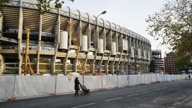 Markas Real Madrid, Santiago Bernabeu tengah direnovasi