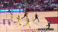 All five Rockets starters score in double figures as Houston cruises to a 118-97 victory over the Indiana Pacers.