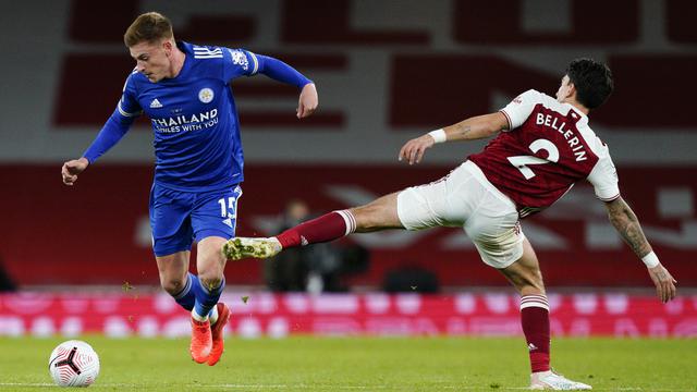 Gol Tunggal Jamie Vardy Bawa Leicester City Bungkam Arsenal
