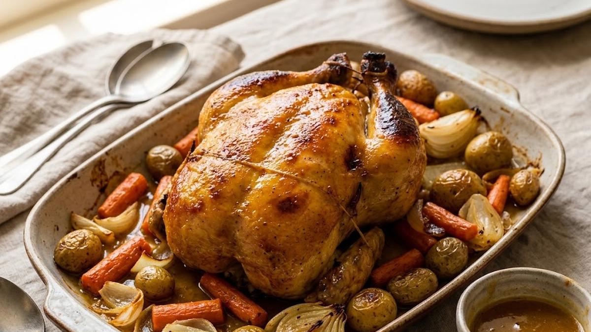 Resep Ayam Panggang Saus Madu Mustard, Gurih Manis dengan Kulit Karamel Menggoda