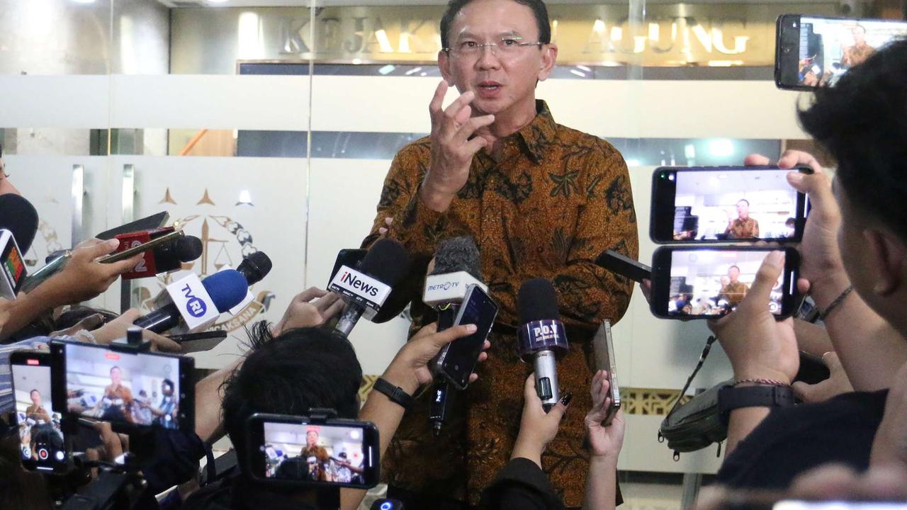 Ahok usai diperiksa Kejagung