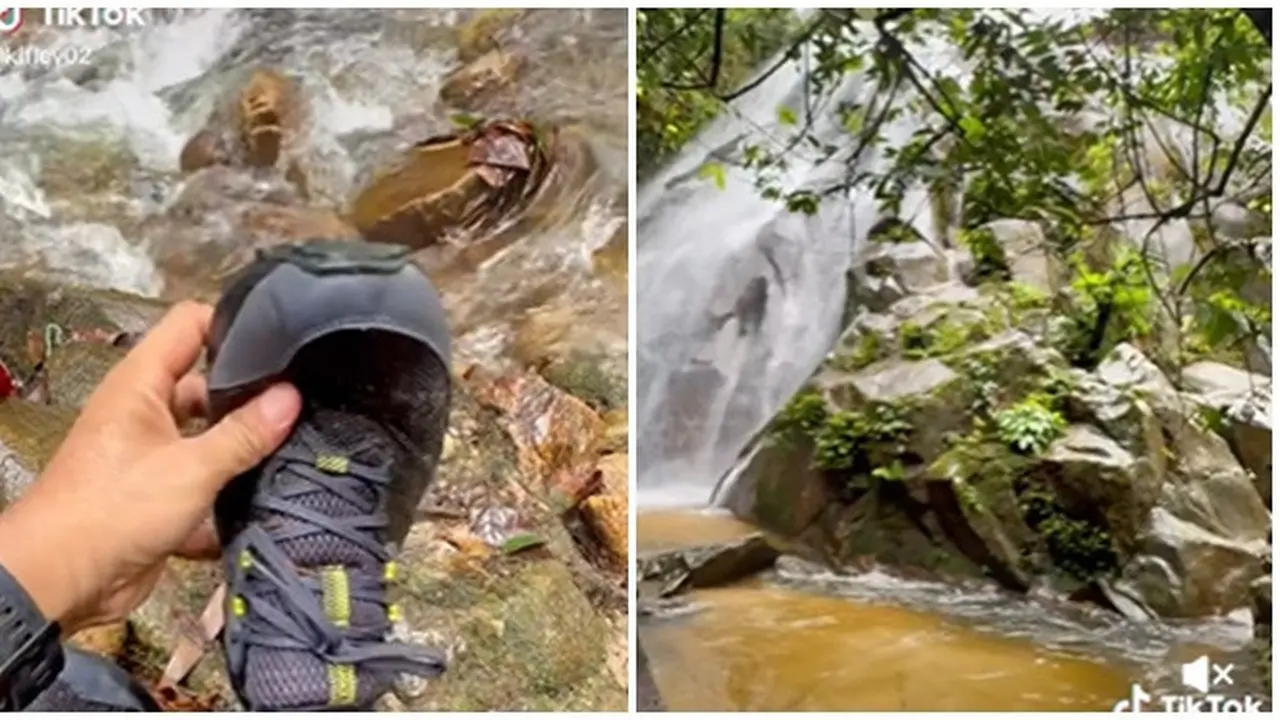 Bikin Merinding, Pria Ini Rekam Sosok Wanita Misterius di Balik Air Terjun
