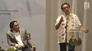 Mantan anggota DPD RI La Ode Ida memberi sambutan pada diskusi panel, di Jakarta, Senin (16/9/2019). Diskusi mengangkat tema merajut Sinergi DPD RI dan Indonesia Sentris Jokowi. (Liputan6.com/Herman Zakharia)