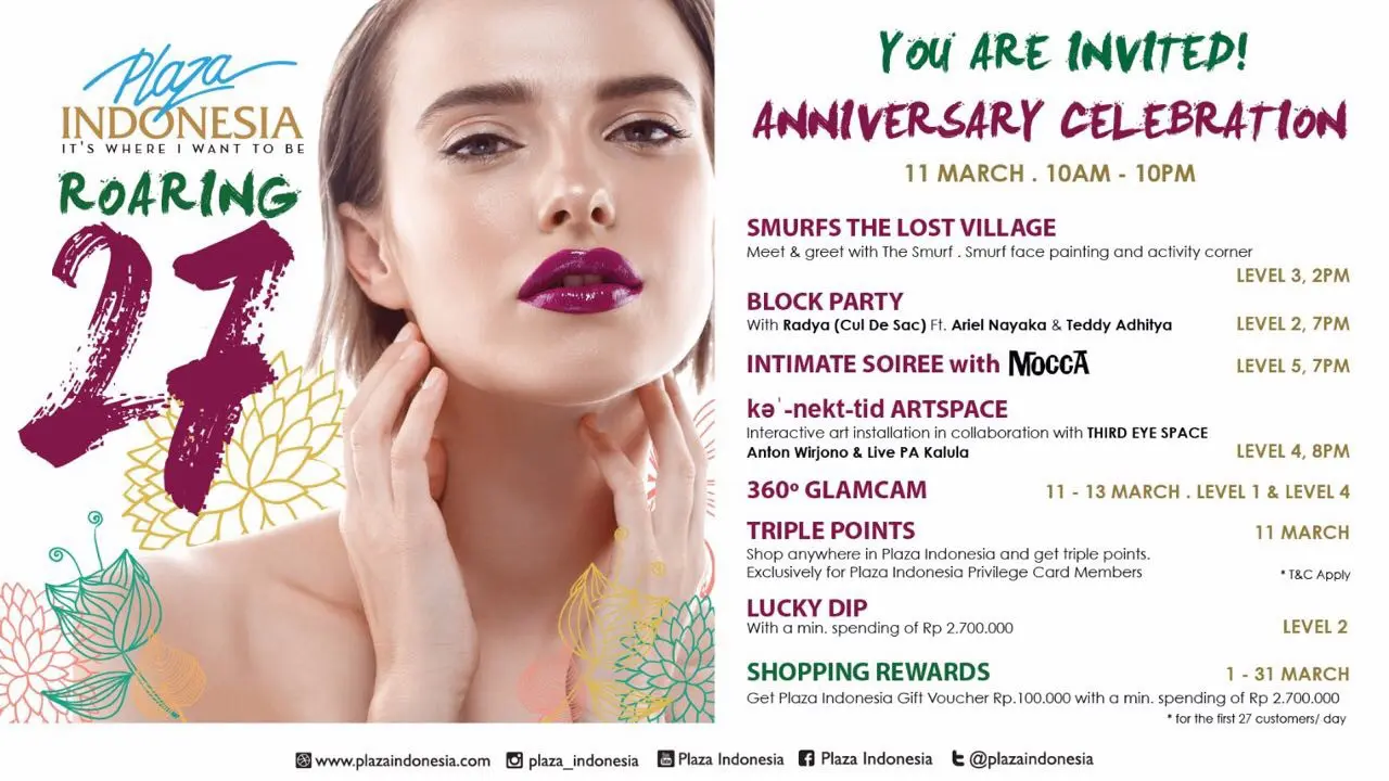 Ultah Ke 27, Sambut Kemeriahan Plaza Indonesia Fashion Week 2017