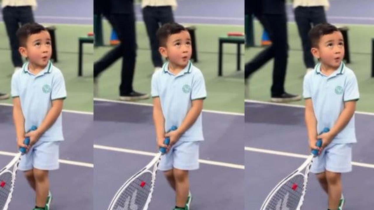 Pantas Dijuluki Balita Produktif, 5 Potret Rayyanza Antusias Belajar Tenis Didampingi Nagita Slavina