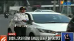 Selama masa sosialisasi atau uji coba pada tanggal 2 hingga 31 Juli, belum diberlakukan tilang bagi pelanggar.