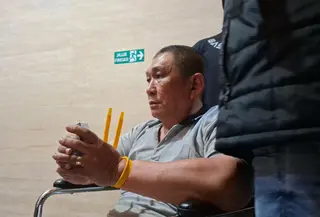 Bandar narkoba koko erwin ditangkap Polisi. (Liputan6.com/Rifqy)