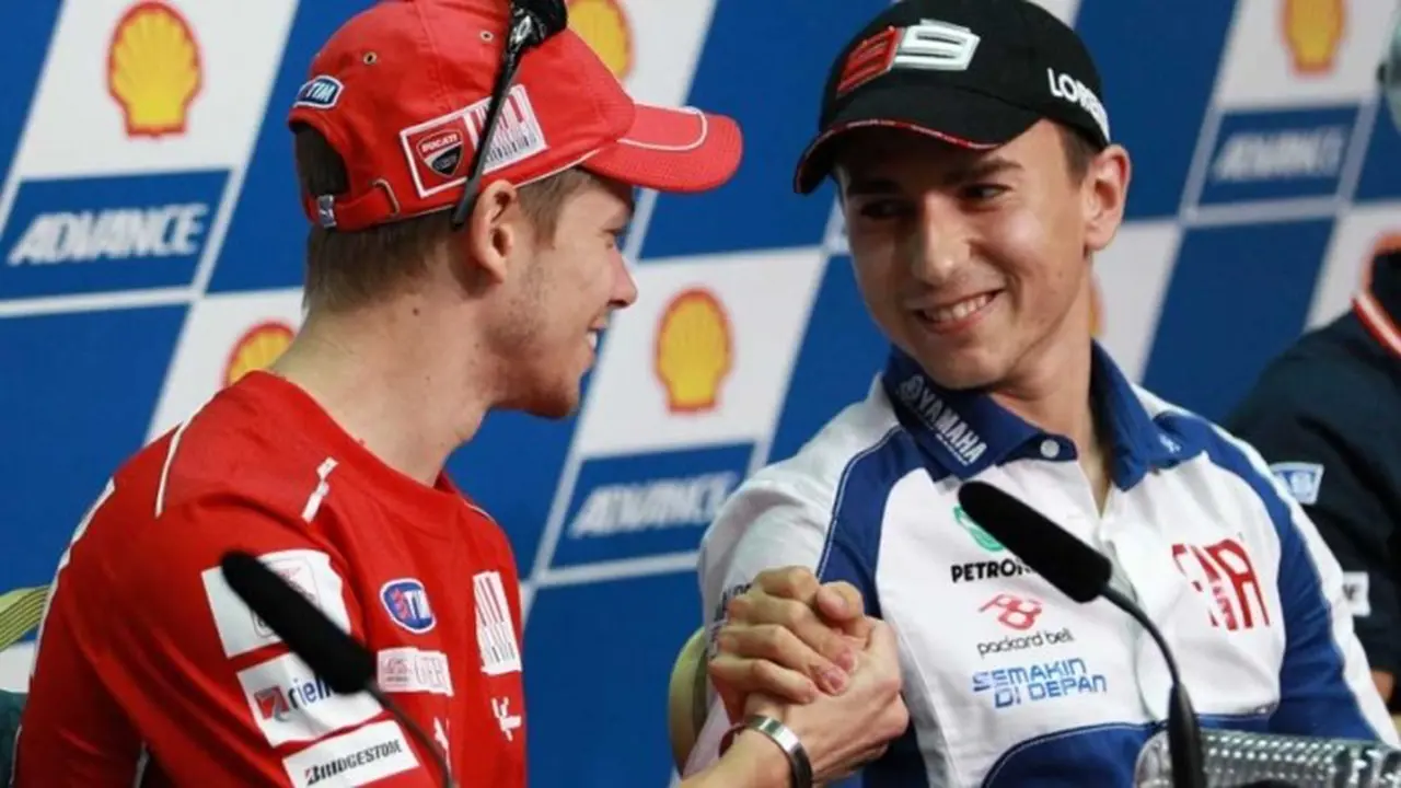 Casey Stoner dan Jorge Lorenzo