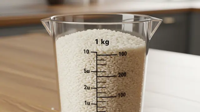 1 Kg Beras Berapa Liter