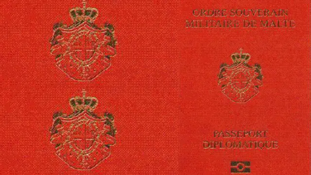 Paspor langka dari The Sovereign Military Order of Malta. (Dokumentasi The Sovereign Military Order of Malta)