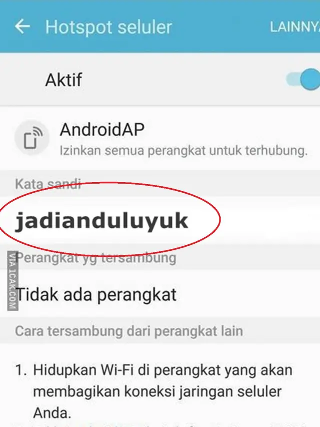 password wifi