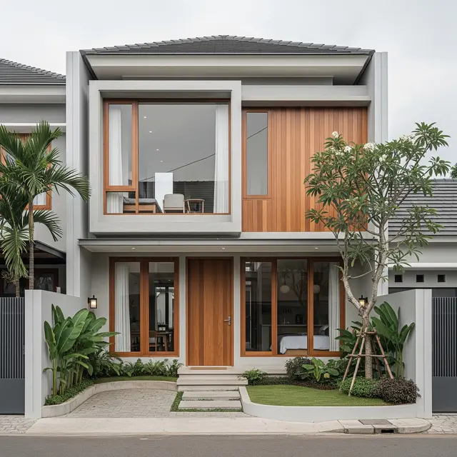 9 Gambar Rumah Minimalis Mezzanine, Maksimalkan Ruang Vertikal