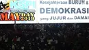 Capres nomor urut 02 Prabowo Subianto menyampaikan pidato politiknya pada perayaan Hari Buruh 2019 di Tennis Indoor Senayan, Jakarta, Rabu (1/5/2019). Aksi peringatan May Day yang digelar KSPI itu untuk menyuarakan kesejahteraan buruh serta demokrasi jujur dan damai. (merdeka.com/Imam Buhori)