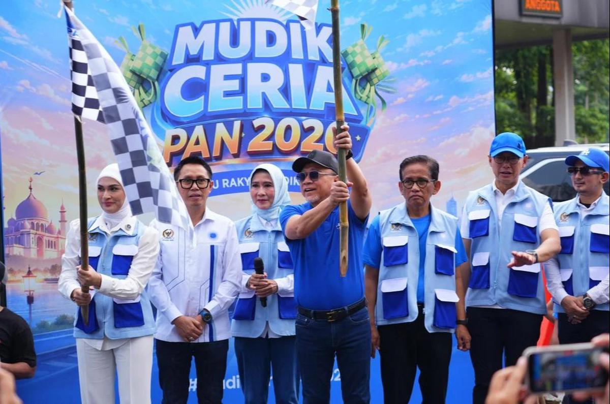 FOTO: Mudik Ceria PAN 2026 Berangkatkan Ribuan Warga Pulang Kampung Gratis