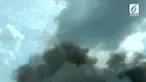 Kebakaran terjadi di Jatibaru, Tanah Abang. Api diduga berasal dari korsleting listrik di salah satu rumah warga.