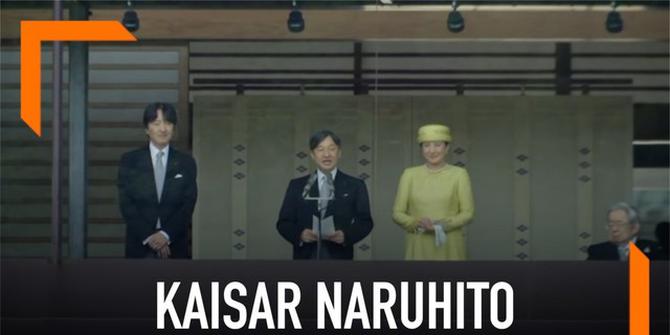 VIDEO: Perdana, Naruhito Tampil Sebagai Kaisar Baru Jepang