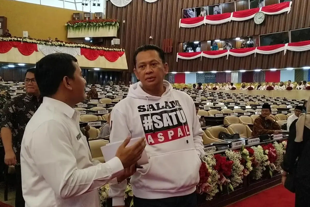 Pimpinan MPR menghadiri geladi pelantikan presiden dan wakil presiden periode 2019-2024, Sabtu (19/10/2019). (Merdeka.com/ Yunita Amalia)
