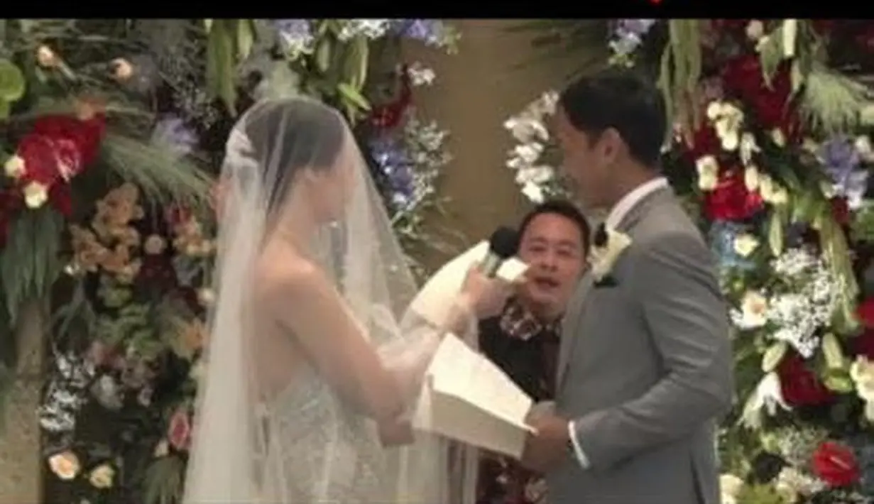 Restu Sinaga dan Vicky Monica (Instagram/firryrassad)