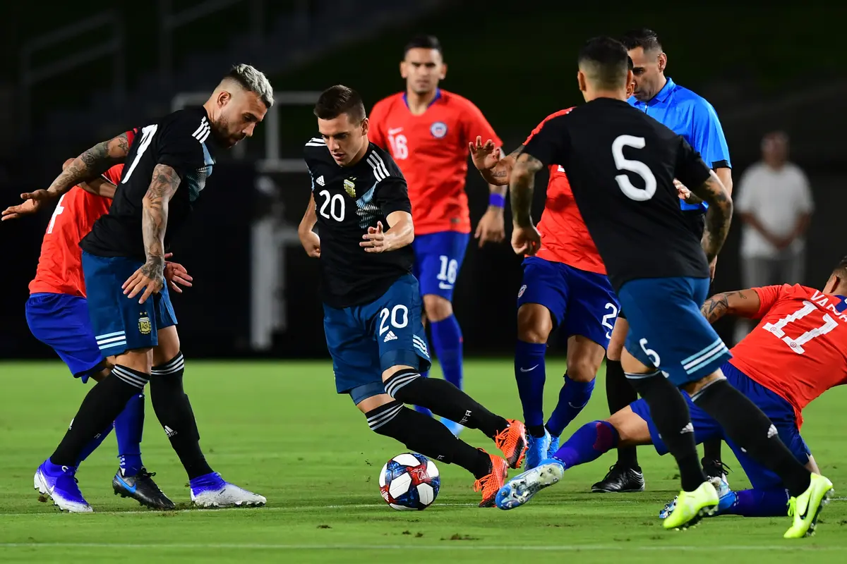 Timnas Cile Vs Timnas Argentina