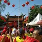 Suasana keberagaman dan toleransi dalam perayaan Imlek di Cirebon. Foto (Liputan6.com / Panji Prayitno)