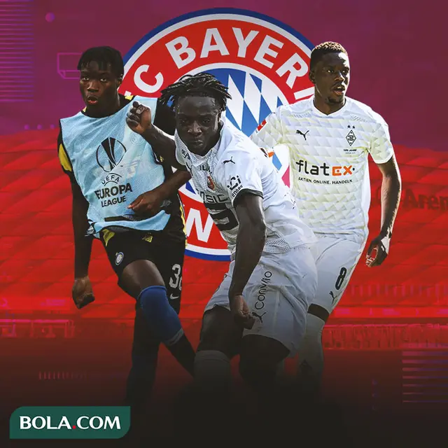 Bayern Munchen - Lucien Agoume, Eduardo Camavinga, Denis Zakaria