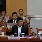 Panja penegakan  Komisi III mengundang Kabereskrim dan empat Kapolda dalam rangka membahas kasus di pusat dan daerah, Jakarta, Selasa (26/7). (Liputan6.com/Johan Tallo)