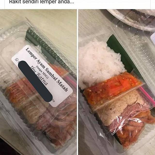 6 Cara Nyeleneh Bungkus Makanan dengan Lauk Terpisah Ini Bikin Bingung