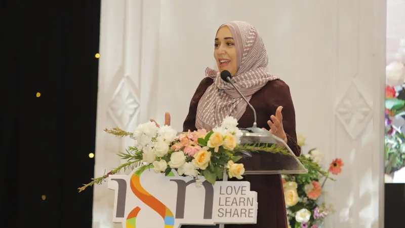 (Dok. Indonesia Syiar Network, Yasmin Mogahed, Jakarta, 27 Agutus 2023)