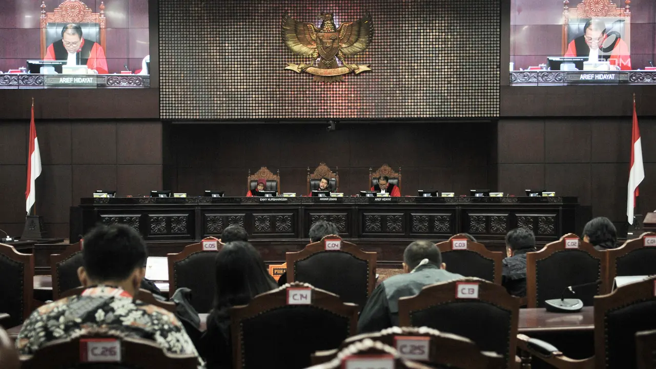 MK Gelar Sidang Perdana Sengketa Pemilu Legislatif 2019