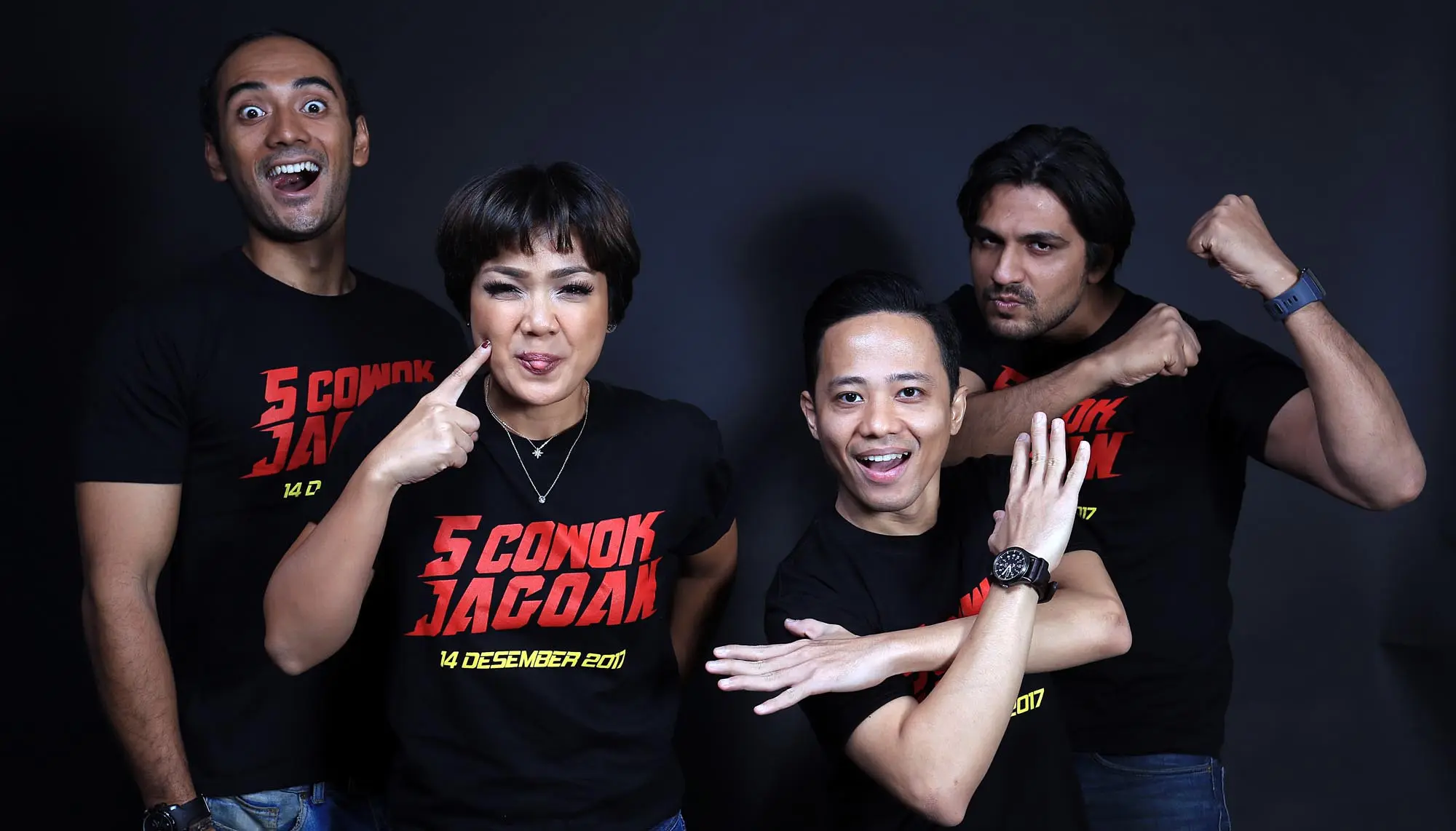 Media visit film 5 Cowok Jagoan (Bambang E. Ros/bintang.com)