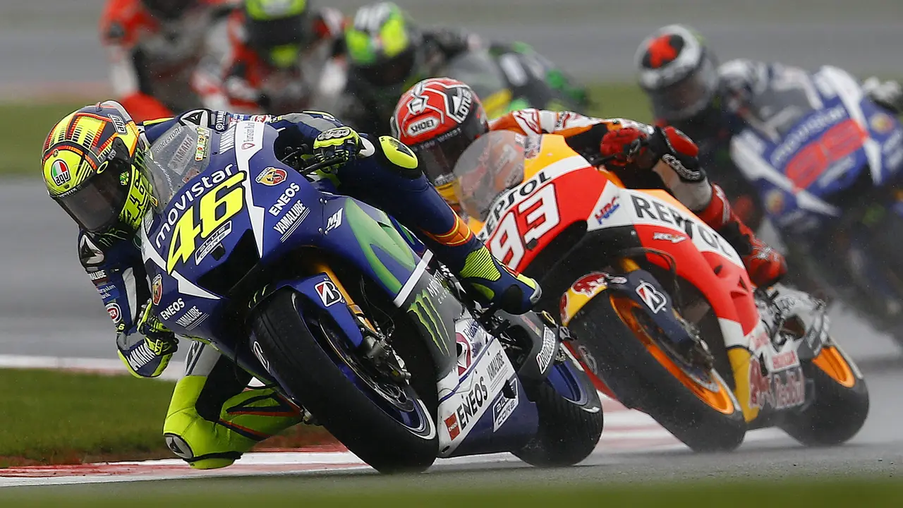 Valentino Rossi dan Marc Marquez (Liputan6)
