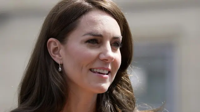 Kate Middleton. (AP Photo/Kin Cheung, pool)