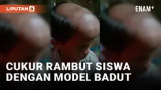 Viral! Guru SMP Cukur Rambut Siswanya dengan Model Badut