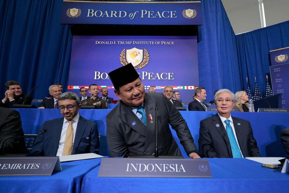FOTO: Presiden Prabowo Hadiri Pertemuan Perdana Dewan Perdamaian di Washington