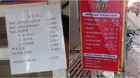 7 Potret Harga Menu di Warung Ini Kocak, Enggak Disangka