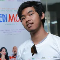 Pria 30 tahun ini bersyukur pemain yang terlibat di film ini memberinya ruang dan tidak pelit berbagi pengalaman. Terutama Kartika Putri yang menjadi lawan aktingnya di film ini. (Galih W. Satria/Bintang.com)