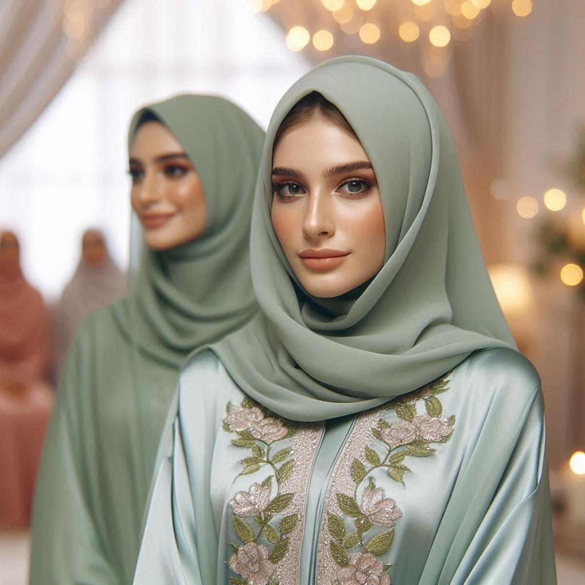 Tren Baju Lebaran 2025 Warna Sage Green